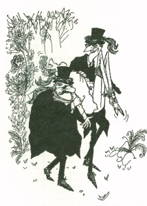 With thanks to Ronald Searle, this is how I imagine the managing agents must look